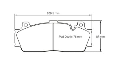 Pagid Racing Brake Pads No. 4934 - Discovery Parts